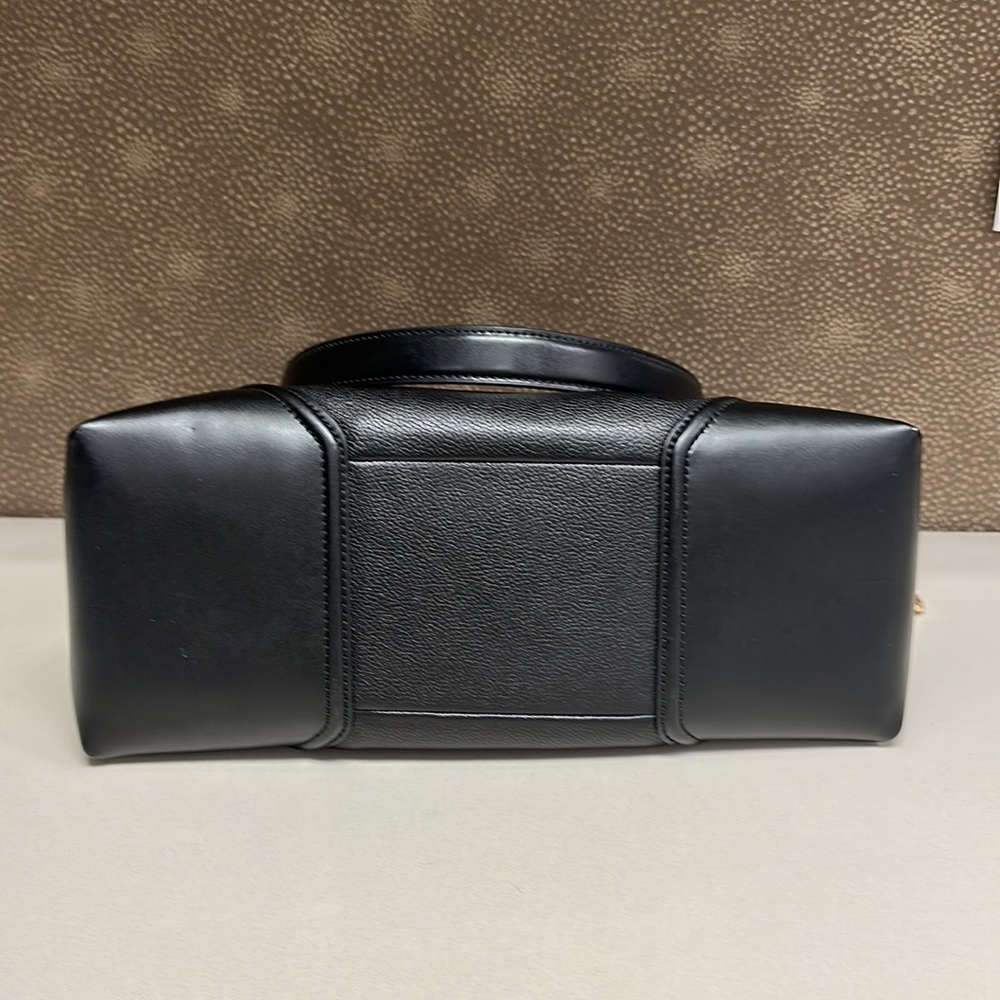 🔥🔥🔥NEW Michael Kors Nicole Large Black Leather Shoulder Bag Tote - Picture 13 of 16